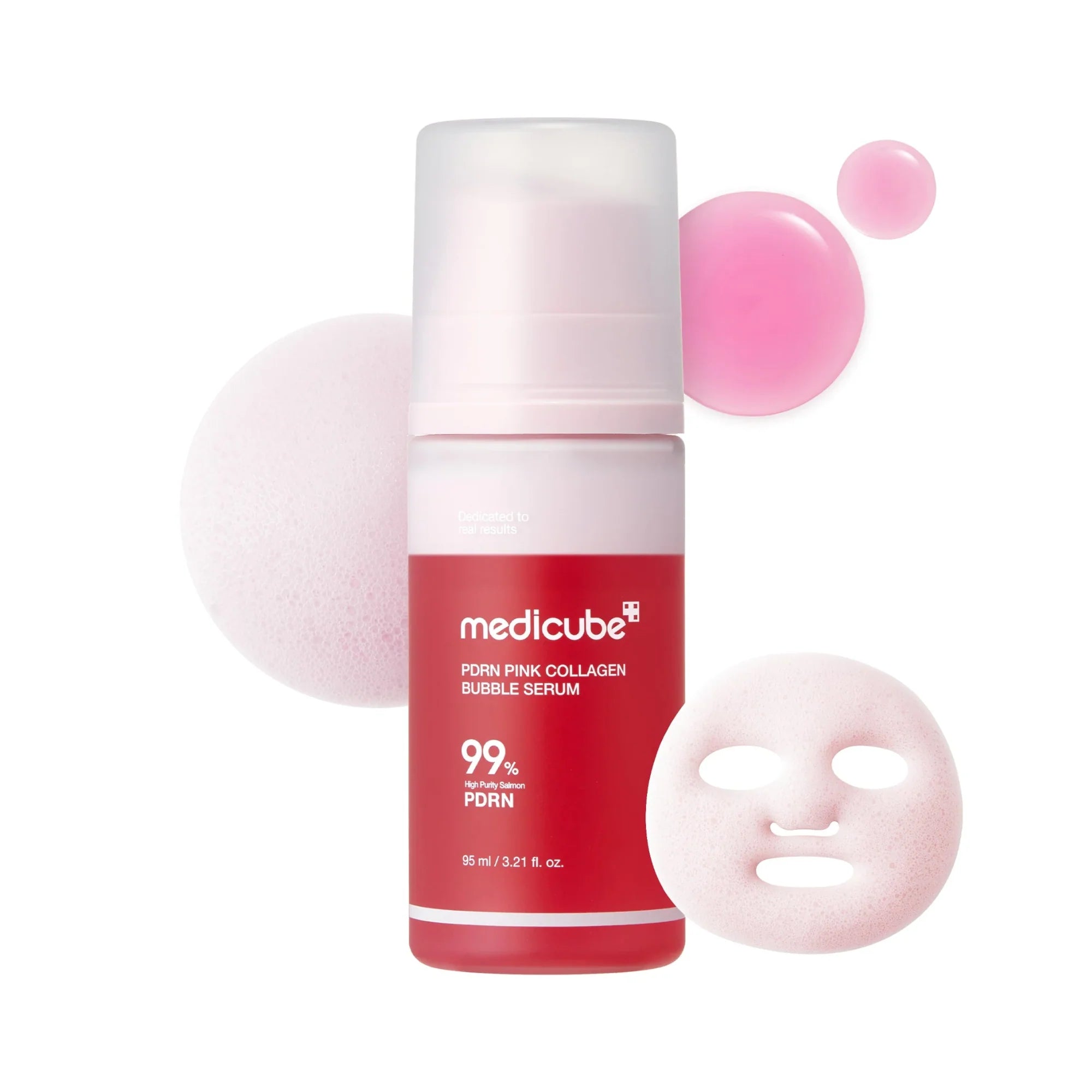 MEDICUBE - PDRN Pink Collagen Bubble Serum