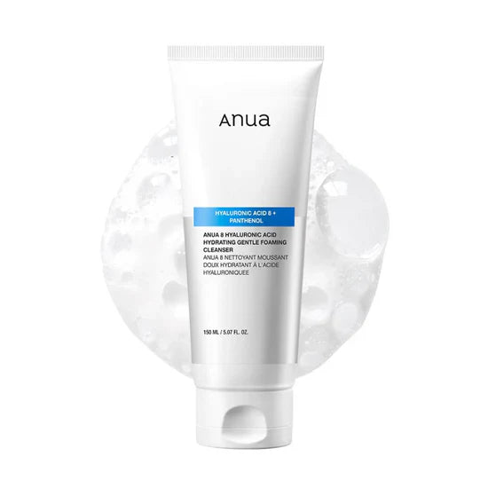 ANUA - 8 Hyaluronic Acid Hydrating Gentle Foaming Cleanser