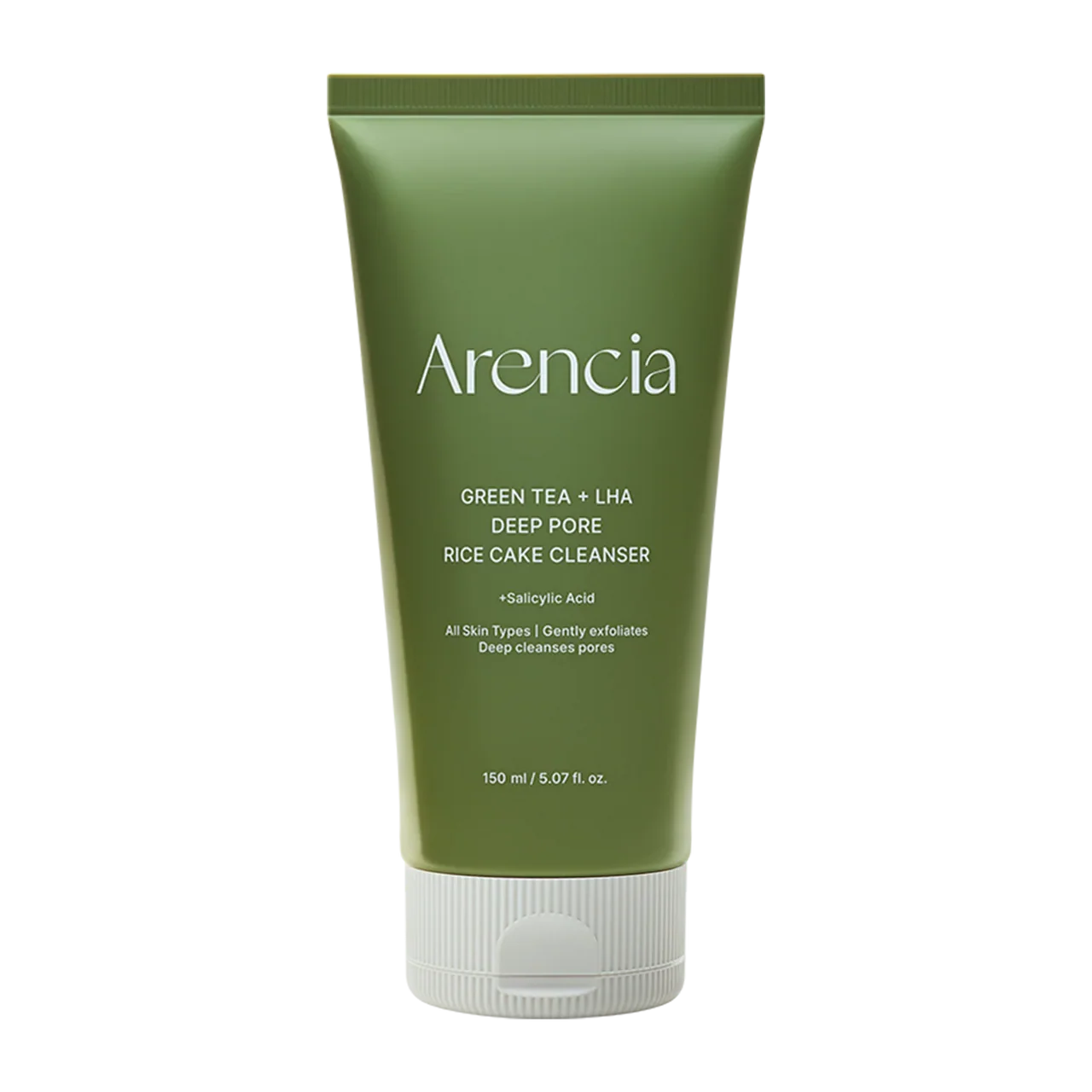 ARENCIA - Green Tea + LHA Deep Pore Rice Cake Cleanser