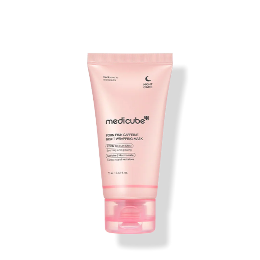 MEDICUBE- PDRN Pink Caffein Night Wrapping Mask